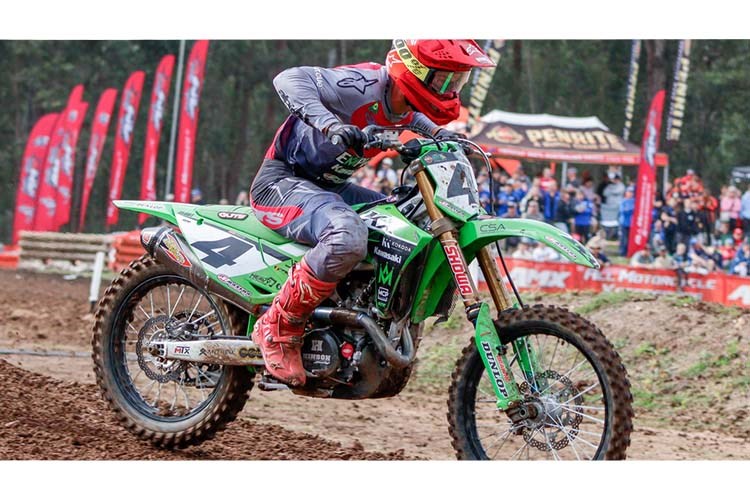 Luke Clout made his intentions clear in the opening Moto on Saturday | Photo: ID MEDIA GROUP